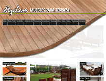 Tablet Screenshot of mueblesparaterraza.com